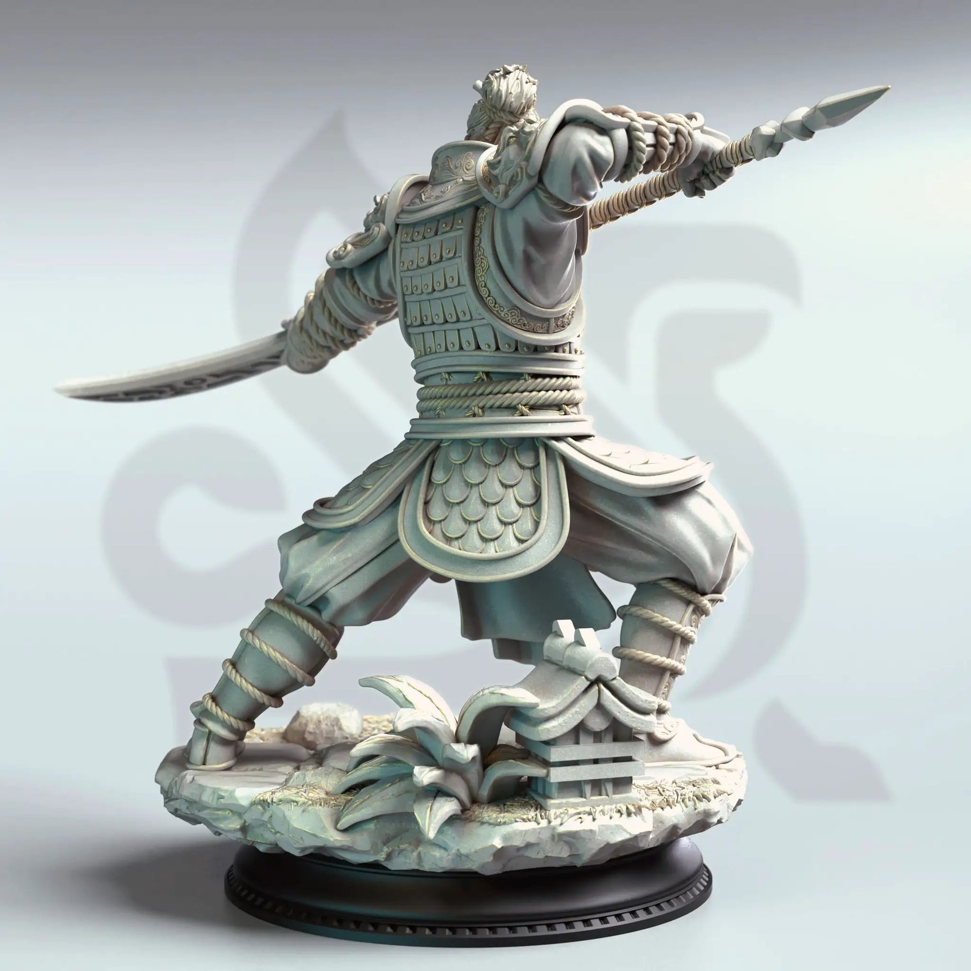 3D printed Eastern Commander Fighter miniature by Last Hope Miniatures, showing detailed military aircraft with intricate design.