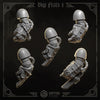 3D printed Eternal Crusader Big Fists upgrade kit by Greytide Studio for Last Hope Miniatures, featuring ten detailed fist pieces.