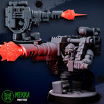3D printed Giant Layzer Shoota Orc miniature by Last Hope Miniatures from Mekka Miniatures, showing detailed orc figure with large weapon.
