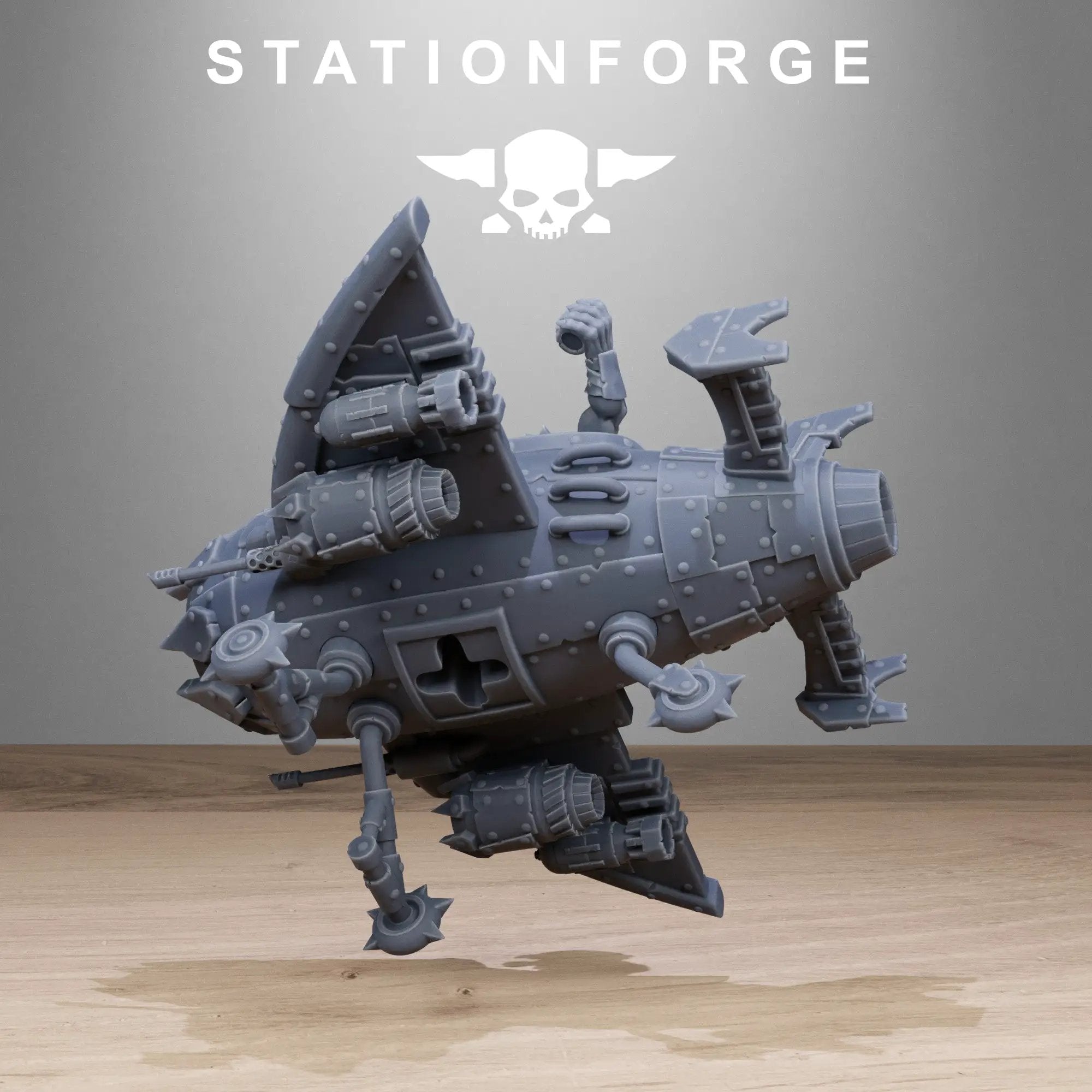 3D printed Gobs Planes miniature by StationForge Miniatures, detailed model from Last Hope Miniatures collection.