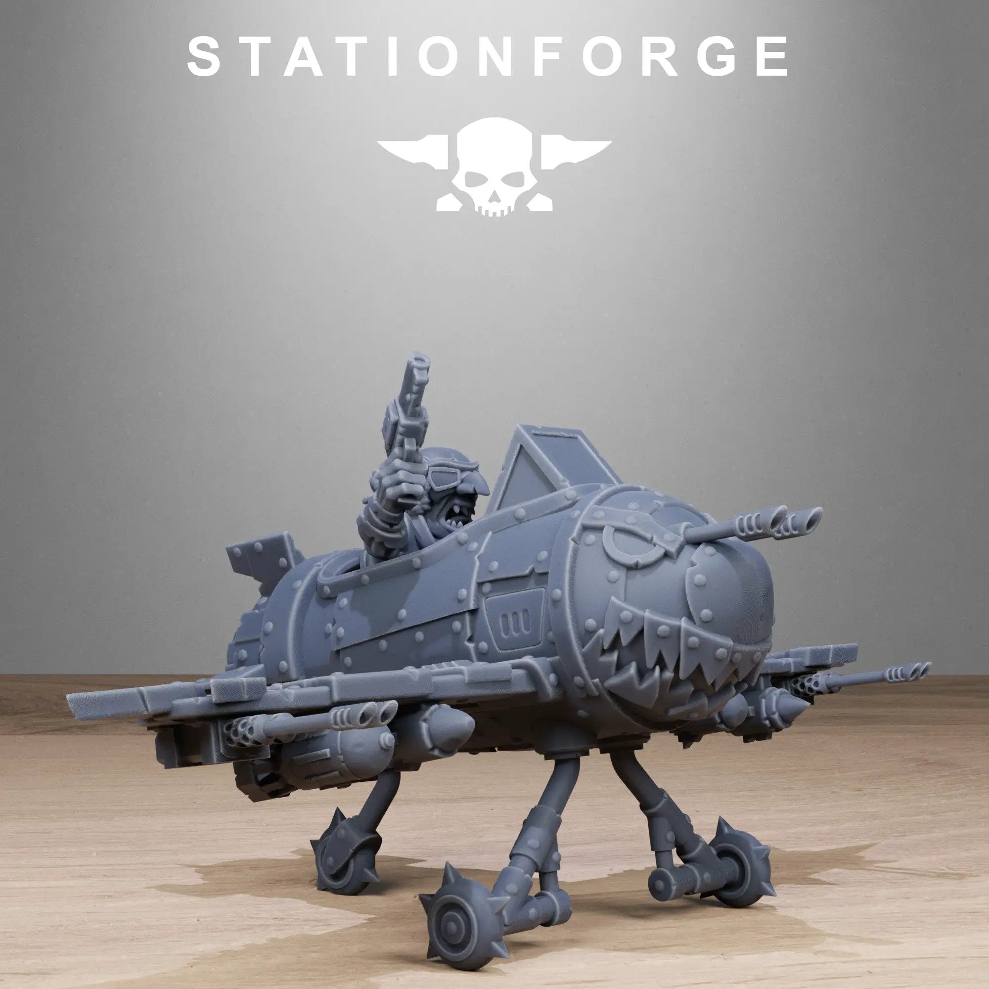 3D printed Gobs Planes miniature by StationForge Miniatures for Last Hope Miniatures, detailed fantasy tabletop game model