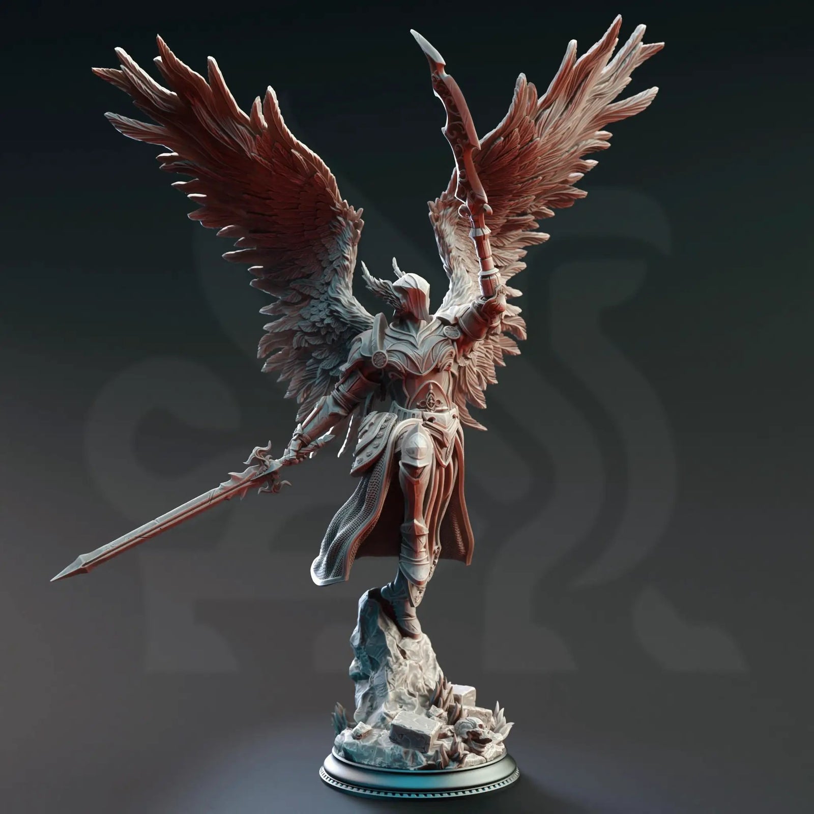 3D printed God of War & Peace figurine by Last Hope Miniatures, detailed sculpture representing mythological themes.