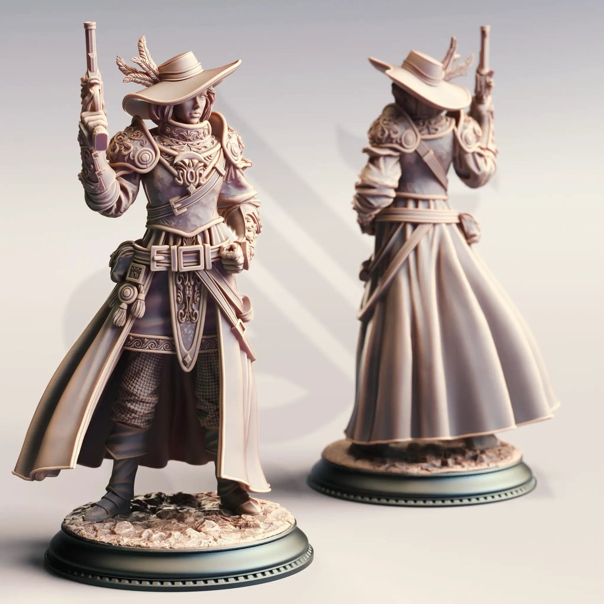 3D printed High Inquisitor miniature by Last Hope Miniatures from DM Stash, featuring detailed armor and weaponry.