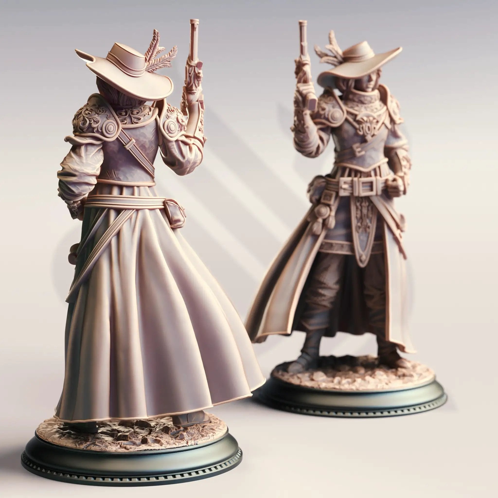 3D printed High Inquisitor miniature by Last Hope Miniatures for DM Stash, featuring detailed armor and weaponry.
