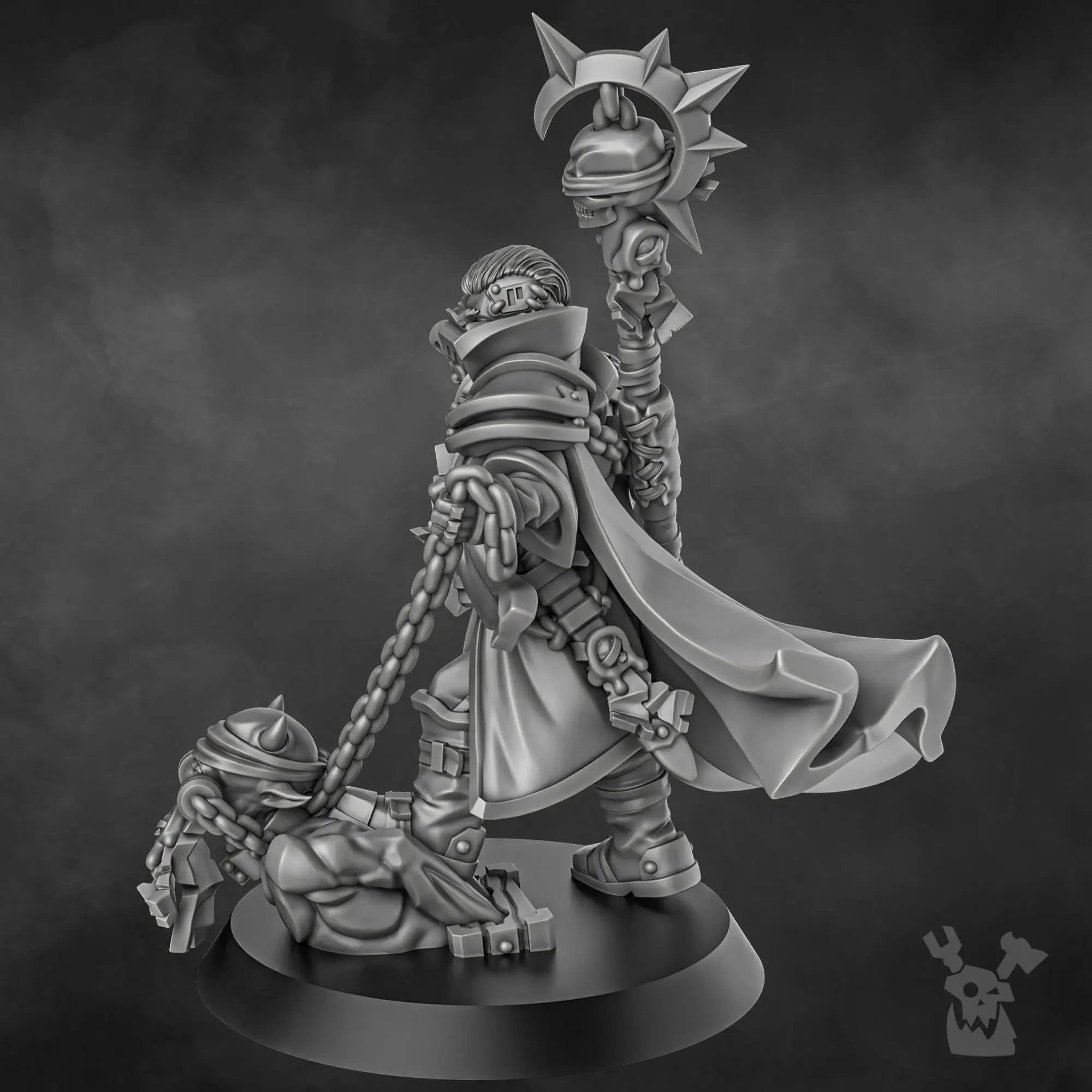 3D printed Imperial Investigator miniature by Last Hope Miniatures for DakkaDakka Miniatures, detailed sci-fi figure on a base.
