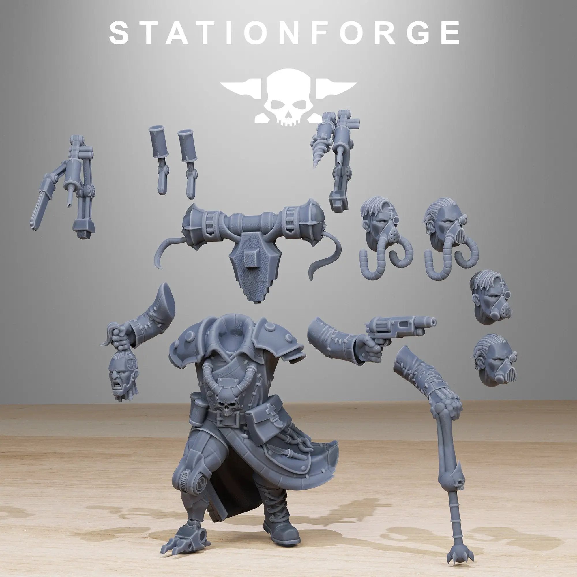 3D printed Ivan Kruck miniature by Last Hope Miniatures from StationForge Miniatures, featuring detailed sculpt and intricate design.