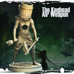 3D printed Keghead miniature by Last Hope Miniatures for Monolith Arts, featuring detailed design and craftsmanship.