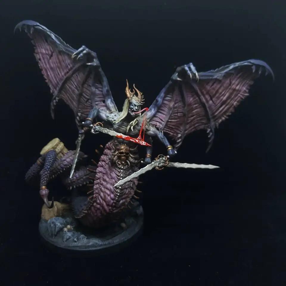 3D printed Lord of Sin miniature by Dark Gods Miniatures, detailed dark fantasy figure from Last Hope Miniatures.