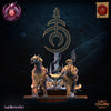 3D printed Lust Chosen Shrine miniature by Lost Kingdom Miniatures, detailed fantasy shrine with intricate design.