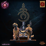 3D printed Lust Chosen Shrine miniature by Lost Kingdom Miniatures, detailed fantasy shrine with intricate design.