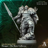3D printed Mongar the Bone Collector miniature by Last Hope Miniatures for Archvillain Games, detailed fantasy tabletop figure.