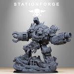3D printed Orkaz Grand Nutta v2 miniatures by StationForge for Last Hope Miniatures, showing detailed sculpt and textured surface.