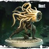 3D printed Parasite Host miniature by Last Hope Miniatures for Monolith Arts, featuring detailed alien creature and organic textures.