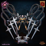 3D printed Lust Doomlord miniature from Lost Hope Miniatures, detailed fantasy figure with intricate armor and demonic features.