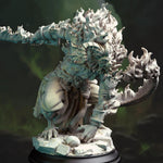3D printed Rakasha demon miniature by Last Hope Miniatures, featuring detailed demonic figure with intricate textures and menacing stance.