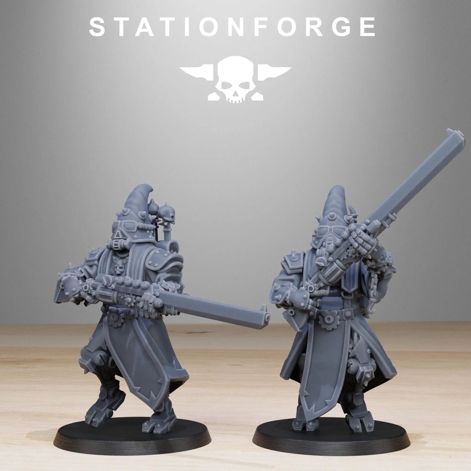 3D Printed Scavenger Cultists by StationForge Miniatures by Last Hope Miniatures