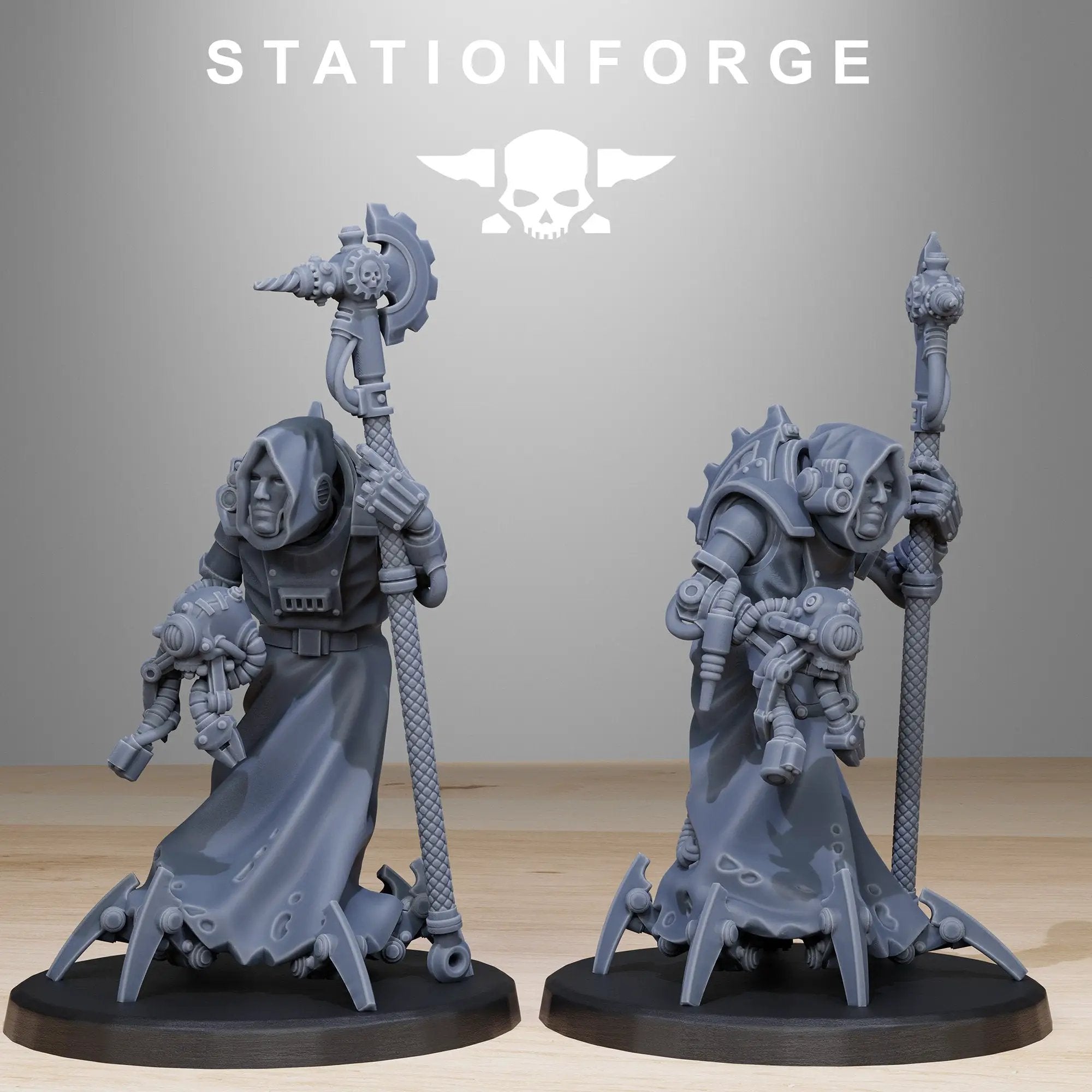 3D printed Scavenger Elders miniatures by Last Hope Miniatures from StationForge Miniatures, featuring detailed scavenger figures.