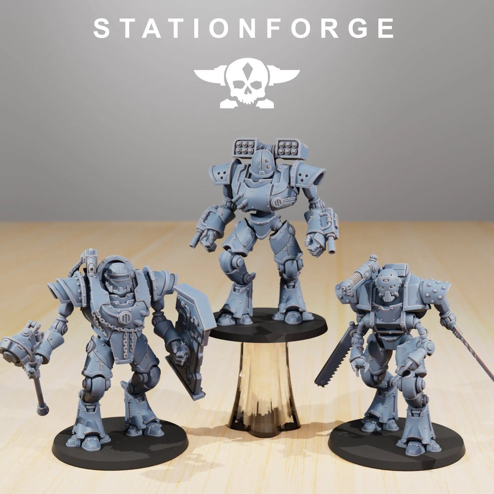 3D printed scavenger exutars miniature by Last Hope Miniatures, detailed sci-fi creature with intricate textures and alien features.