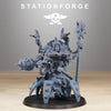 3D printed Scavenger Librarian miniature by StationForge, detailed figure for tabletop gaming and miniatures collection.