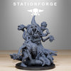 3D printed Scavenger Lotharius figure by StationForge Miniatures for Last Hope Miniatures, detailed miniature with rugged scavenger details.
