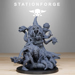 3D printed Scavenger Lotharius figure by StationForge Miniatures for Last Hope Miniatures, detailed miniature with rugged scavenger details.