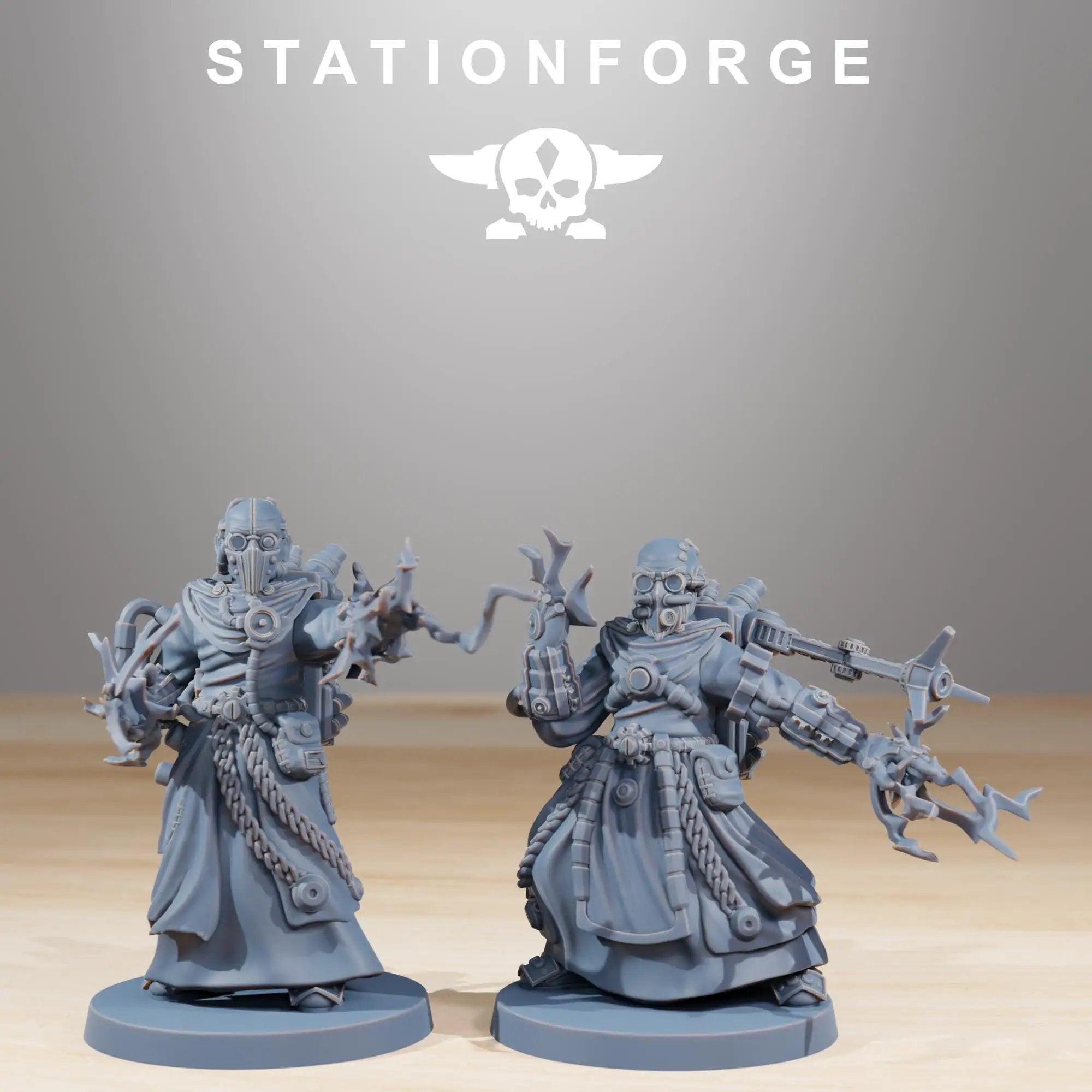 3D printed Scavenger Preachers figurine by Last Hope Miniatures, featuring detailed miniature sculpture for tabletop gaming.