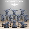 3D printed Scavenger Volatiles Infantry miniature by Last Hope Miniatures for StationForge Miniatures, showing detailed sci-fi soldier figure.