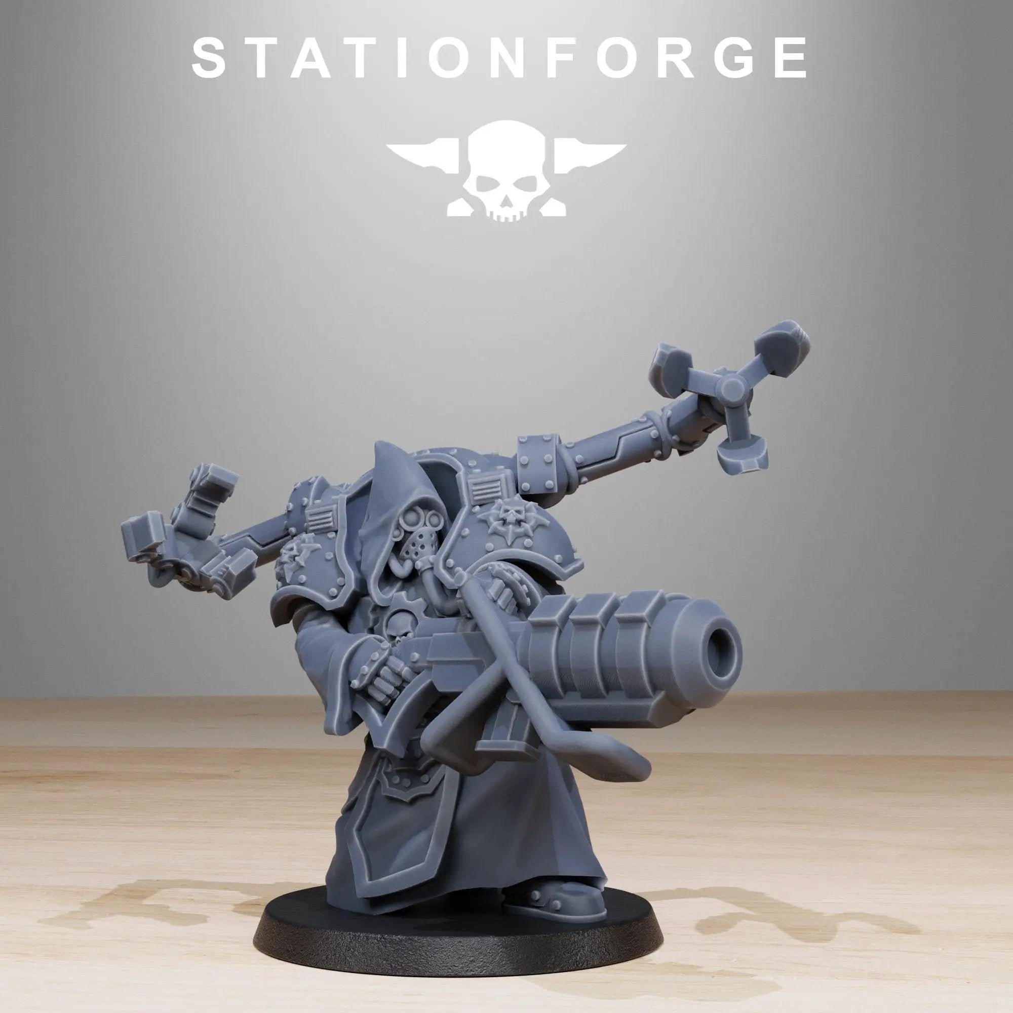 3D printed Scavenger Volatiles Infantry miniature by Last Hope Miniatures from StationForge Miniatures, displayed in a detailed pose.