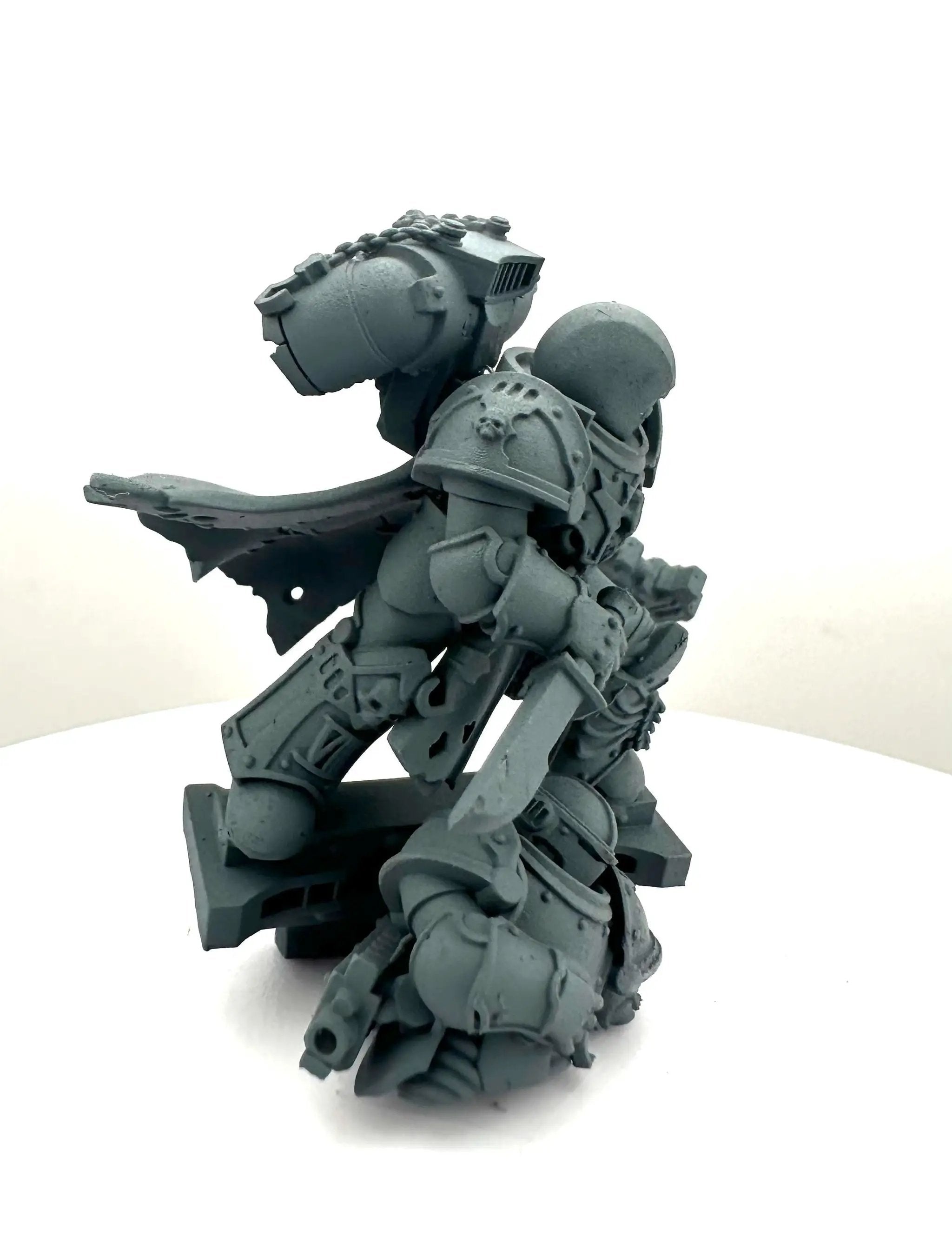 3D printed Sefiron, the First Claw miniature by Last Hope Miniatures, shown in detailed close-up with intricate creature features.