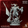 3D printed Slayfiend of Koth miniature by Last Hope Miniatures, detailed fantasy creature with intricate sculpting from Archvillain Games.