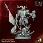 3D printed Slayfiend of Koth miniature by Last Hope Miniatures, detailed fantasy creature with intricate sculpting from Archvillain Games.