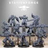 3D printed Socratis Corrupted Mutants by StationForge Miniatures, detailed sci-fi figures from Last Hope Miniatures.