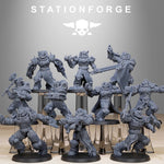 3D printed Socratis Corrupted Mutants by StationForge Miniatures, detailed sci-fi figures from Last Hope Miniatures.