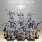 3D printed Socratis Reverands miniature by Last Hope Miniatures, showing detailed religious robes and expressive stance.