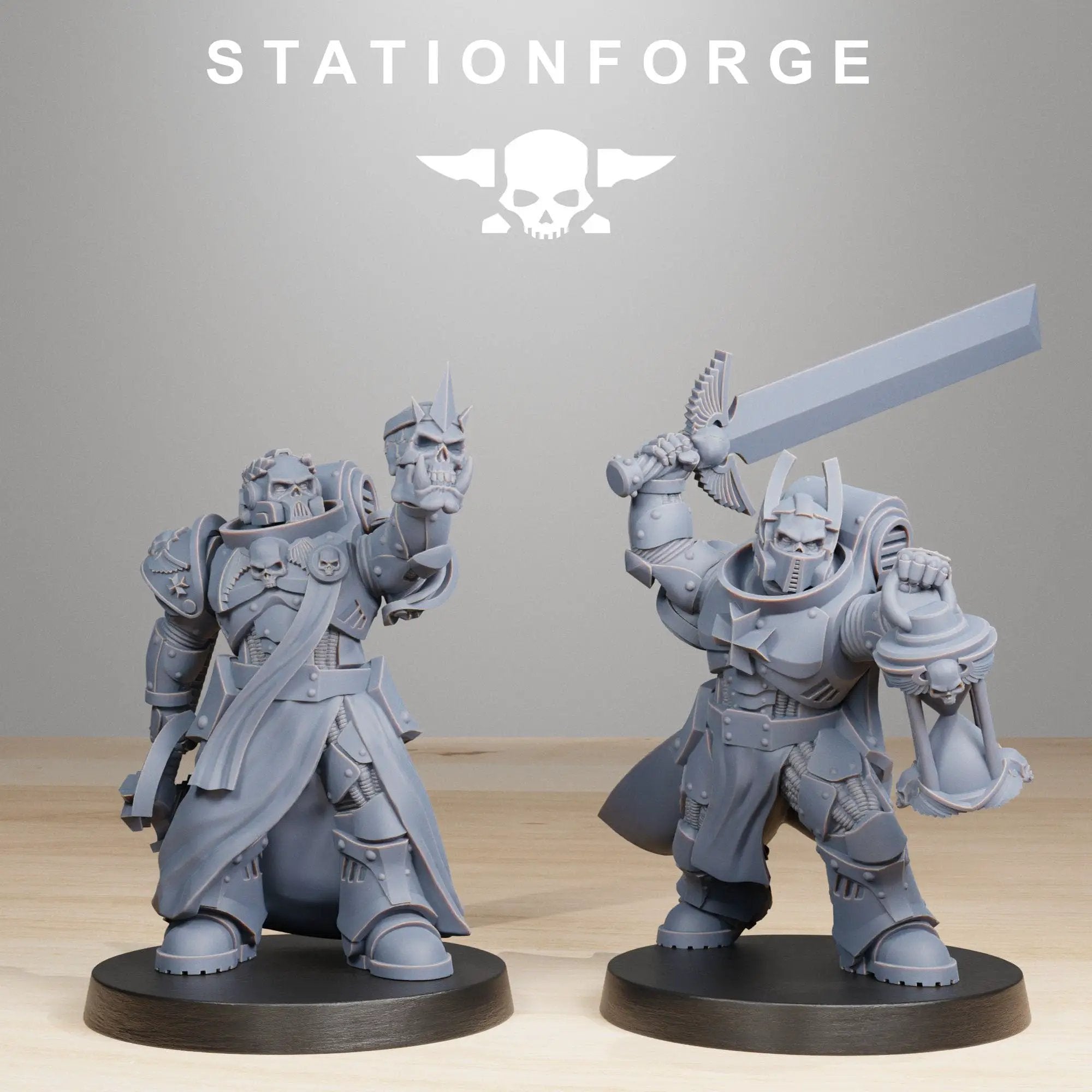 3D printed Socratis Reverands miniature by Last Hope Miniatures, detailed figure from StationForge Miniatures collection