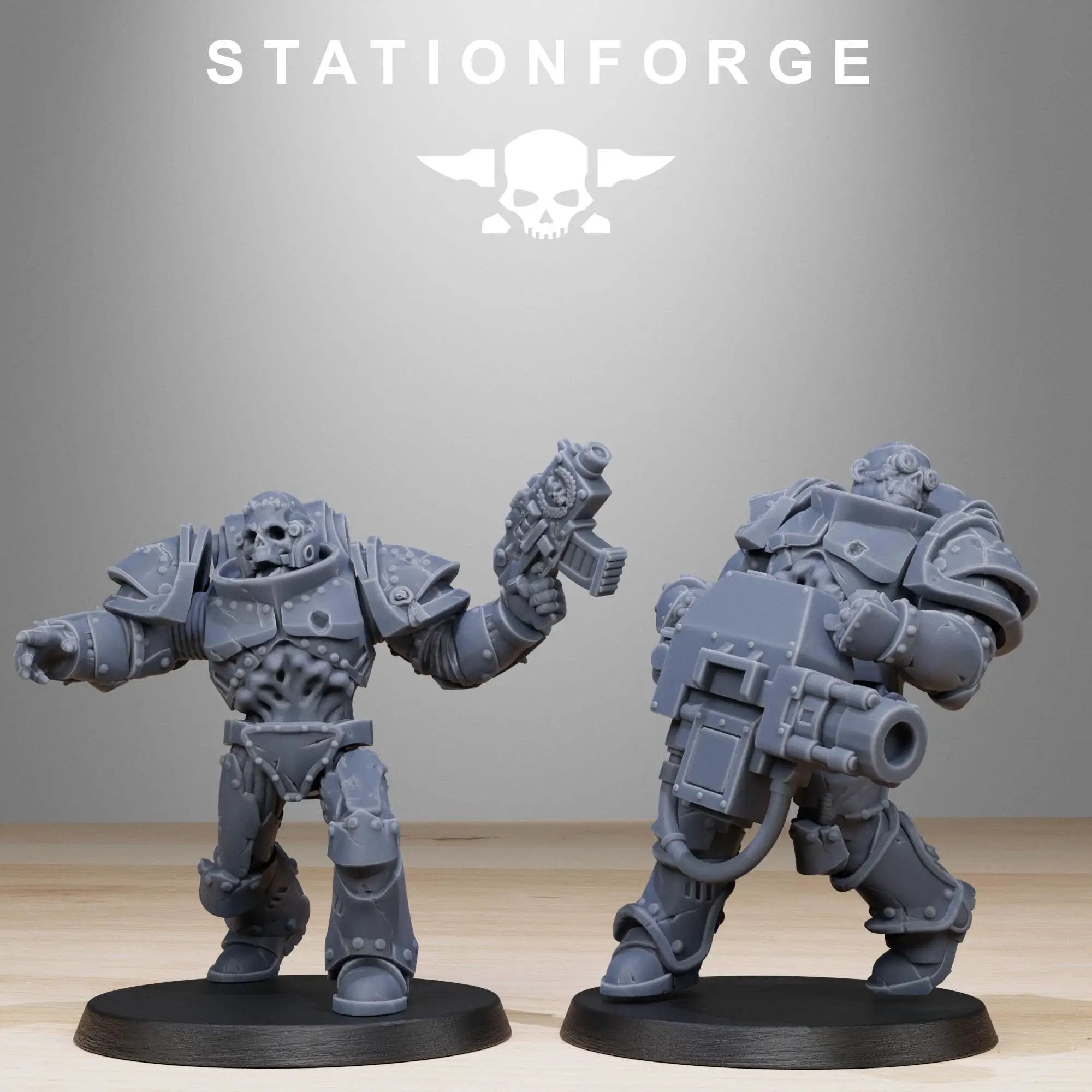 3D printed Socratis Zombies miniatures by Last Hope Miniatures, featuring detailed zombie figures from StationForge Miniatures collection.