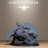 3D printed Solaris Dragon miniature by StationForge Miniatures, featuring detailed dragon design in vibrant colors.
