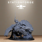 3D printed Solaris Dragon miniature by StationForge Miniatures, featuring detailed dragon design in vibrant colors.