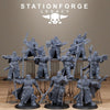 3D printed Solaris Wizards miniatures by StationForge Miniatures, showing detailed wizard figures in vibrant colors.