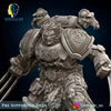 3D printed Son of The Aesir Champion miniature by Last Hope Miniatures, detailed figure with intricate armor and weapon details.
