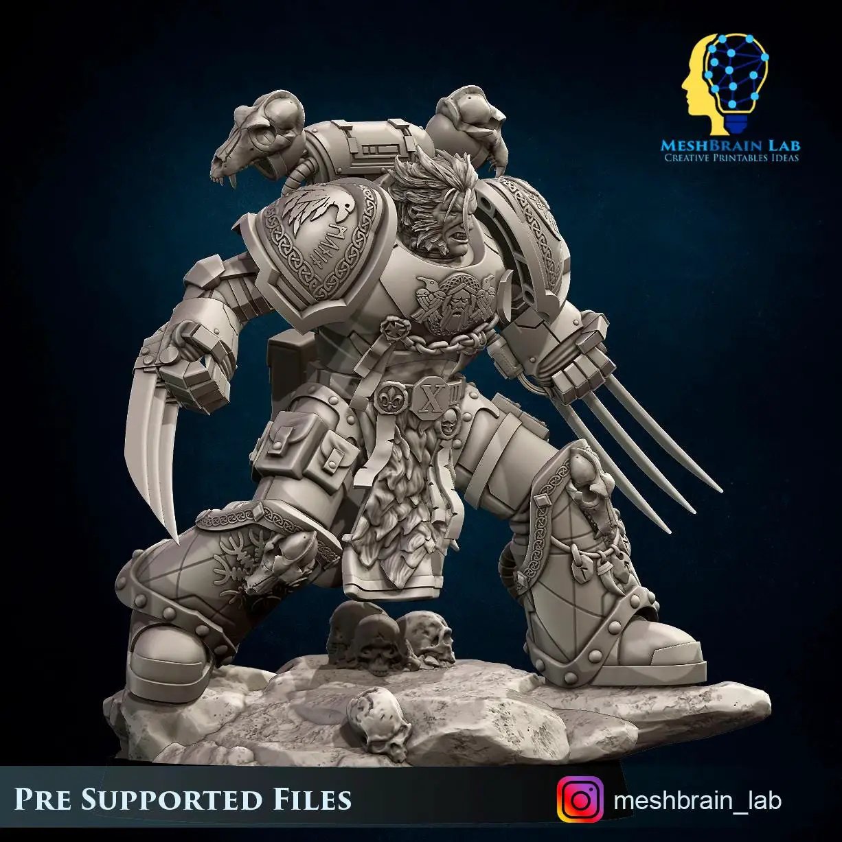 3D printed Son of The Aesir Champion miniatures by Last Hope Miniatures, featuring detailed Norse-inspired warrior figure.