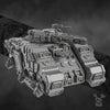 3D printed Space Knights Repeller by DakkaDakka Miniatures, featuring detailed sci-fi miniature with futuristic armor and weaponry.