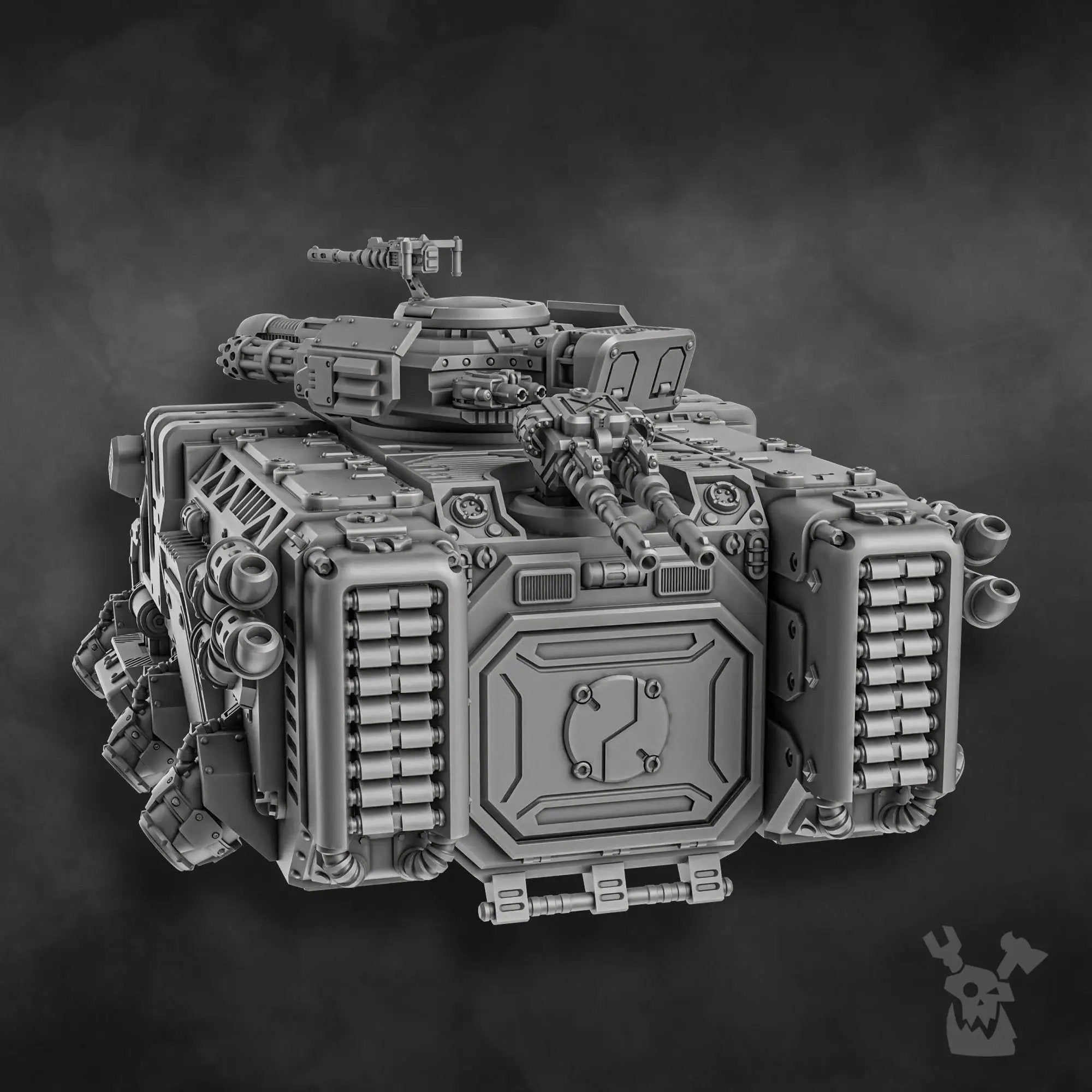 3D printed Space Knights Repeller miniature by Last Hope Miniatures from DakkaDakka Miniatures, detailed sci-fi figure on a base