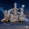 3D printed Stormpride Sisters diorama by Last Hope Miniatures showcasing detailed miniatures in dynamic scene