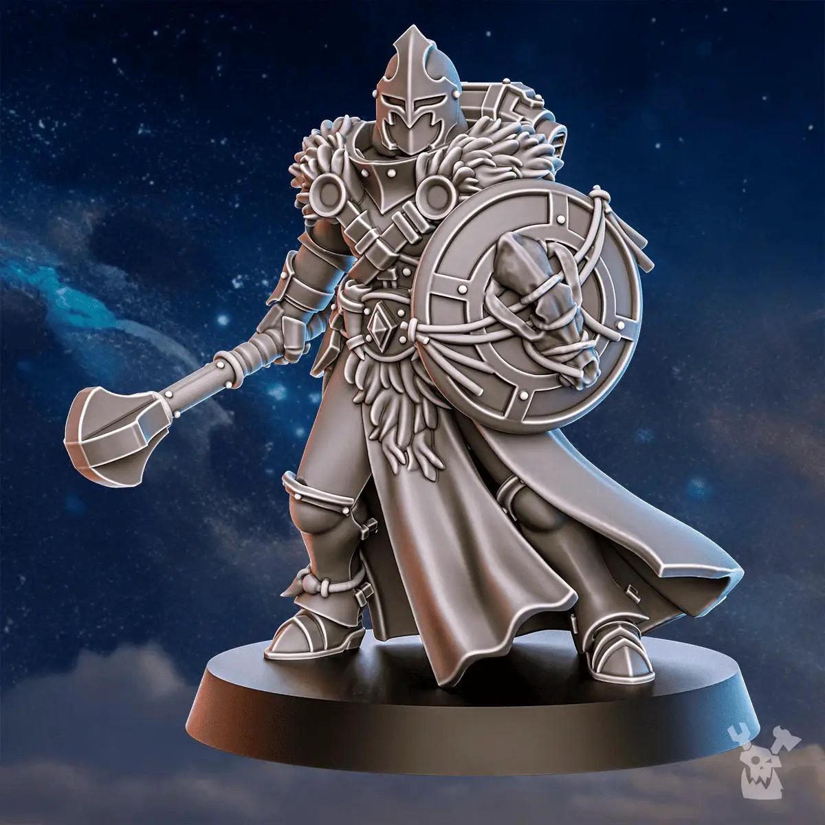 3D printed Stormpride Sisters Icewall Squad miniatures by Last Hope Miniatures, featuring detailed figures in icy armor.