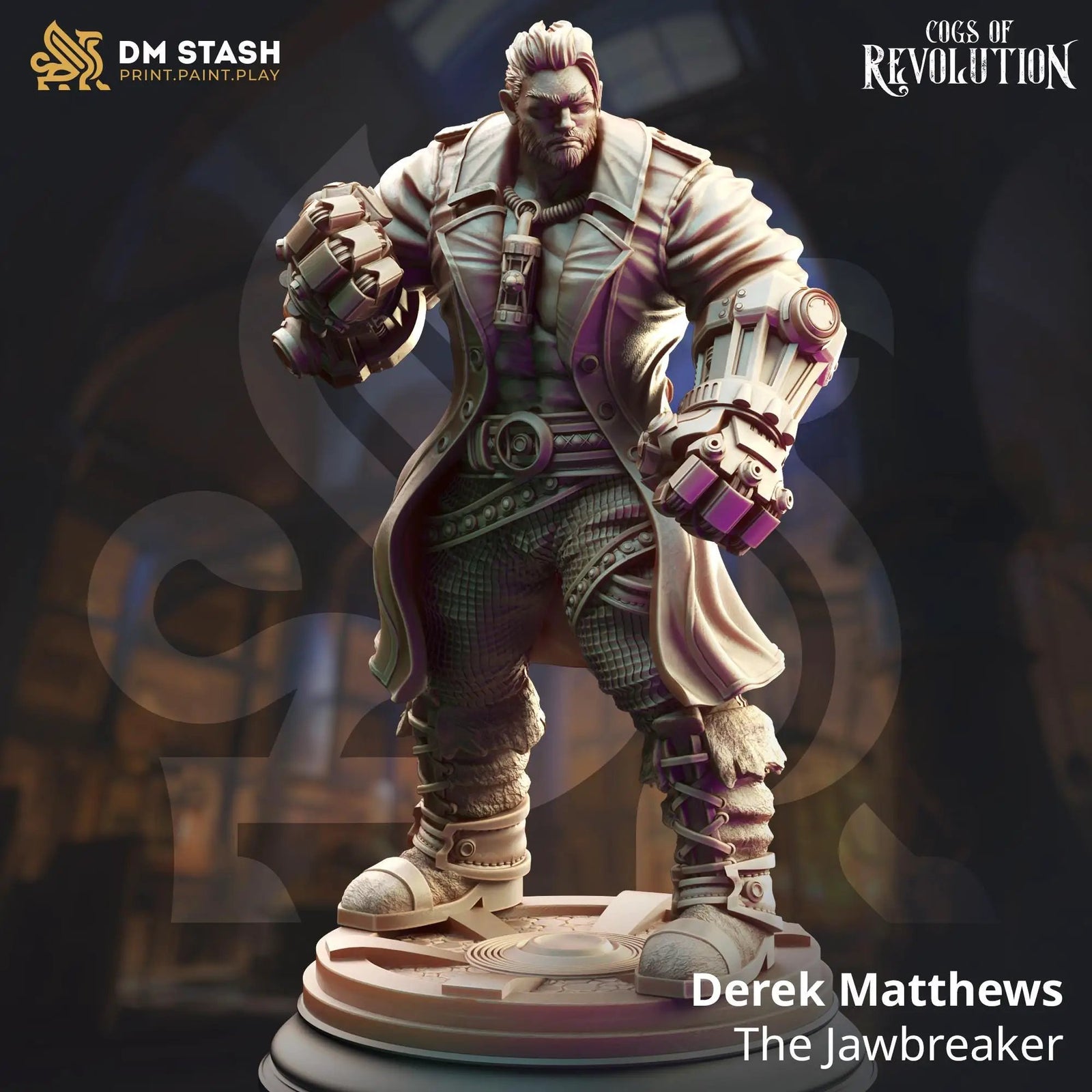 3D printed Jawbreaker miniature by Last Hope Miniatures for DM Stash, featuring detailed resin sculpture with vibrant colors