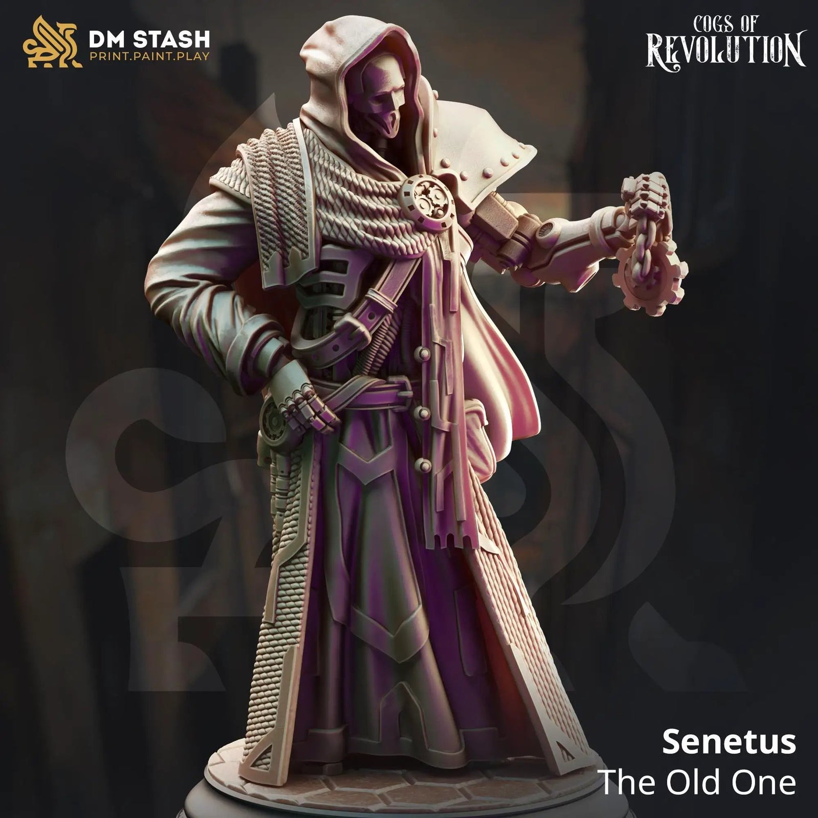 3D printed The Old One miniature by Last Hope Miniatures, detailed sculpt with textured surface, designed for tabletop gaming.