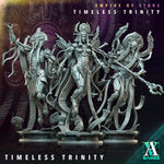 3D printed Timeless Trinity miniature by Last Hope Miniatures from Archvillain Games, featuring detailed fantasy character design.