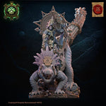 3D printed Tocih Cuetzpalli heroine miniature by Lost Kingdom Miniatures, featuring detailed armor and traditional design.