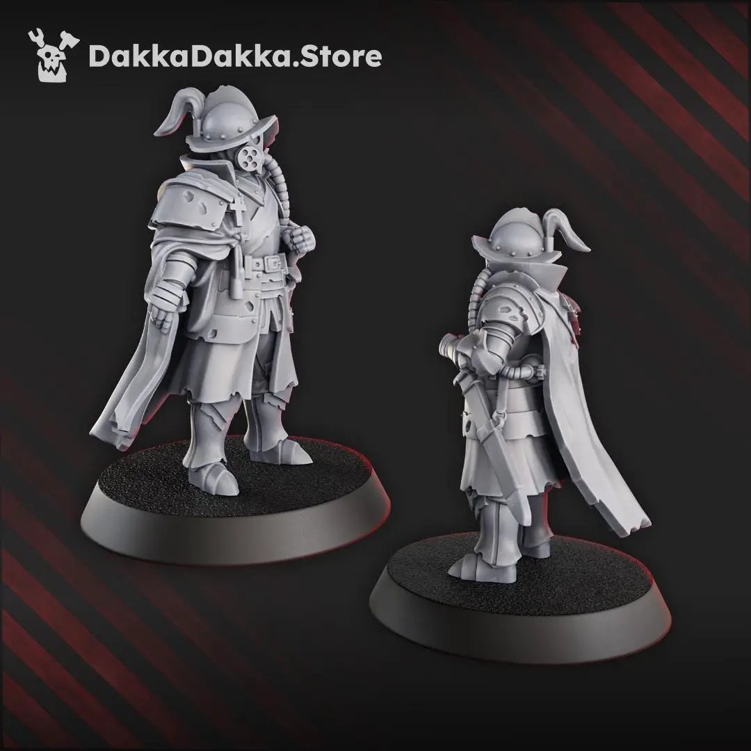 3D printed Trench Commander miniature by Last Hope Miniatures, detailed military figure from DakkaDakka Mininatures collection.
